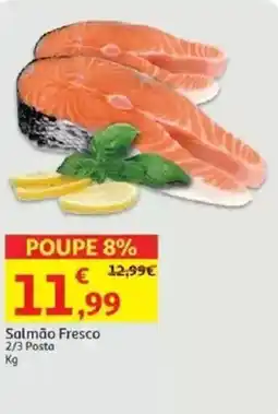 Auchan Salmão Fresco promoção