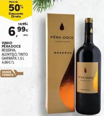 Continente Vinho Pêra Doce 1.5L promoção