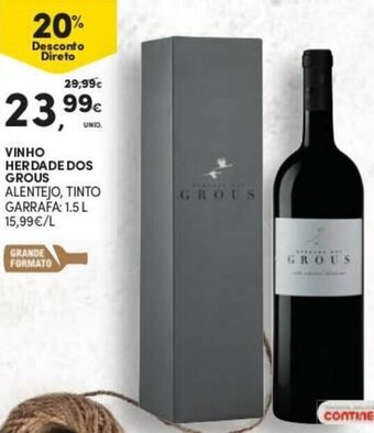 Vinho Herdade dos Grous 1.5L