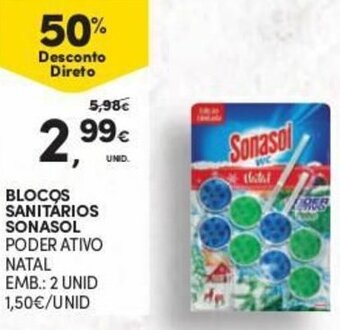 Continente Bloco Sanitário Sonasol 2 Unid promoção