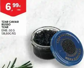 Continente Tzar Caviar Russo Tzar 50g promoção