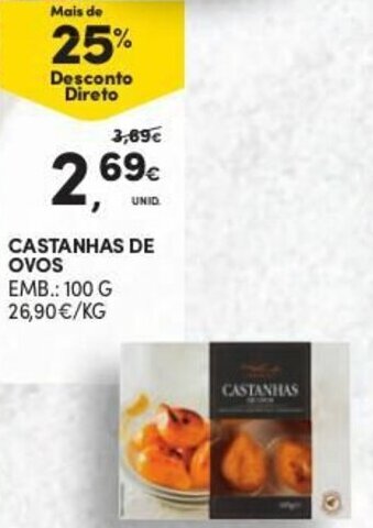 Castanha de Ovos 100g