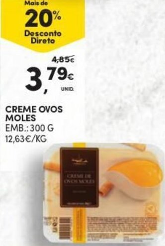 Creme Ovos Moles 300g