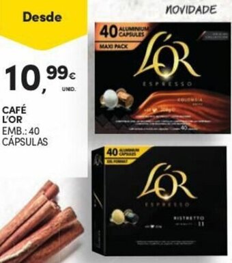 Continente Café L'Or 40 Cápsulas promoção