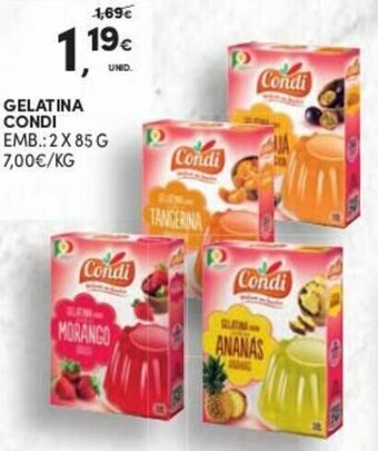Continente Gelatina Condi 2 x 85g promoção
