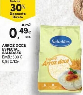 Arroz Doce Especial Saludães 500g