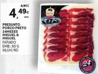 Continente Presunto Porco Preto 24 Meses Miguel & Miguel 80g promoção