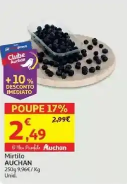 Auchan Mirtilo AUCHAN promoção