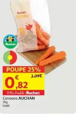 Auchan Cenoura AUCHAN promoção