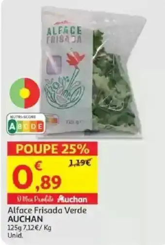 Auchan Alface Frisada Verde AUCHAN promoção