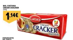 Neomáquina Bol cuetara cream cracker promoção