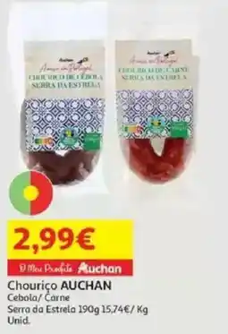 Auchan Chouriço AUCHAN promoção