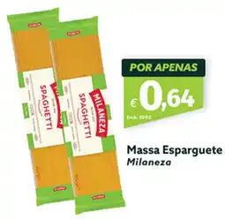 Roque Supermercados Massa Esparguete Milaneza promoção