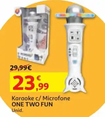 Karaoke c/Microfone One Two Fun
