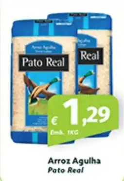 Roque Supermercados Arroz Agulha Pato Real promoção
