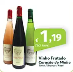 Roque Supermercados Vinho Frutado Coração da Minha promoção