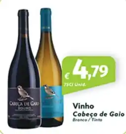 Roque Supermercados Vinho Cabeça de Gaio Branco/Tinto promoção