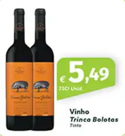 Roque Supermercados Vinho Trinca Bolotas Tinto promoção