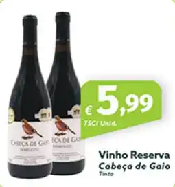 Roque Supermercados Vinho Reserva Cabeça de Gaio promoção