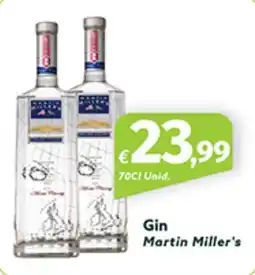 Roque Supermercados Gin Martin Miller's promoção