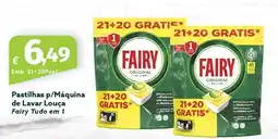 Roque Supermercados Pastilhas p/Máquina de Lavar Louça Fairy Tudo em 1 promoção