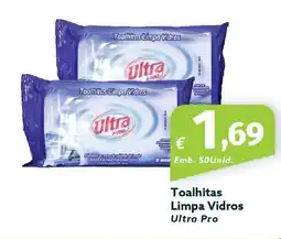 Roque Supermercados Toalhitas Limpa Vidros Ultra Pro promoção