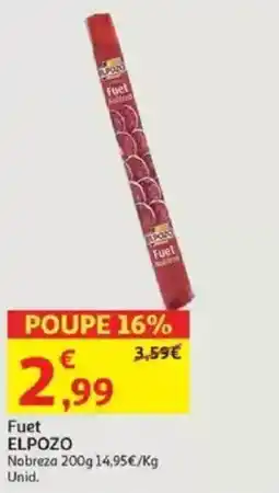 Auchan Fuet ELPOZO Nobreza promoção