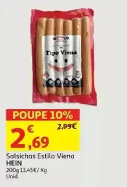 Salsichas Estilo Viena HEIN