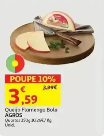 Auchan Queijo Flamengo Bola AGROS promoção
