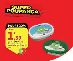 Auchan Queijo SANTIAGO promoção