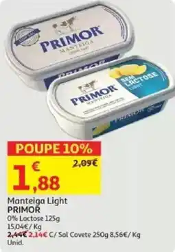 Auchan Manteiga Light PRIMOŘ promoção