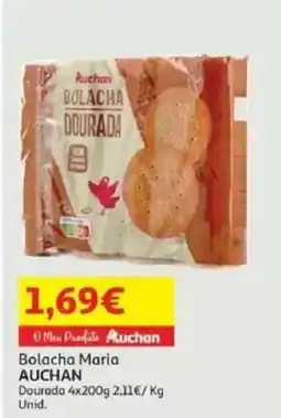 Auchan Bolacha Maria AUCHAN promoção