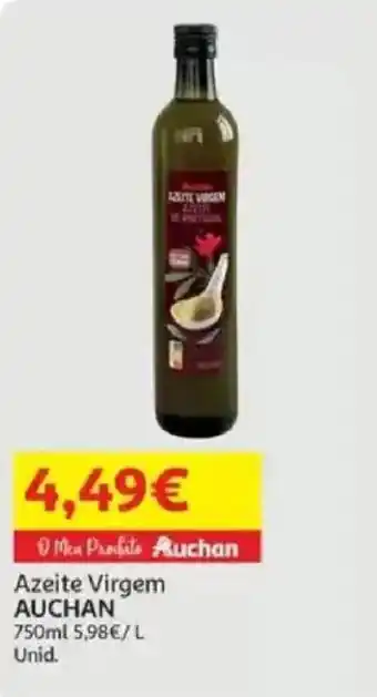 Auchan Azeite Virgem AUCHAN promoção