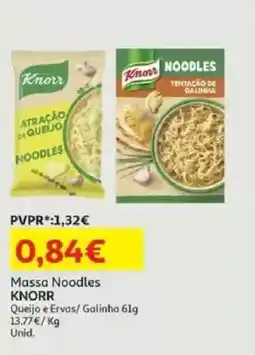 Auchan Massa Noodles KNORR promoção