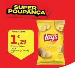 Auchan Batatas Fritas LAY'S promoção