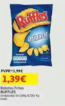Auchan Batatas Fritas RUFFLES promoção