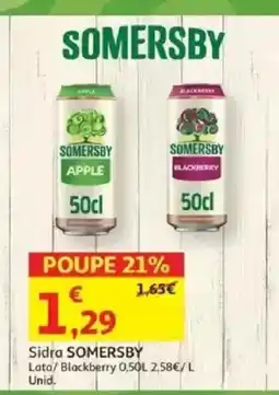 Auchan Sidra SOMERSBY promoção