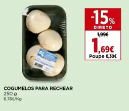 Cogumelos para rechear