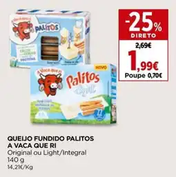 Queijo fundido palitos a vaca que ri