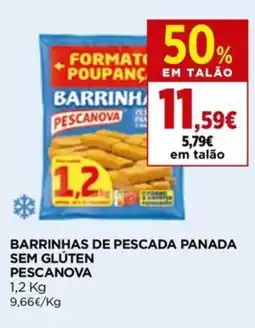 Supercor Barrinhas de pescada panada sem glúten pescanova promoção