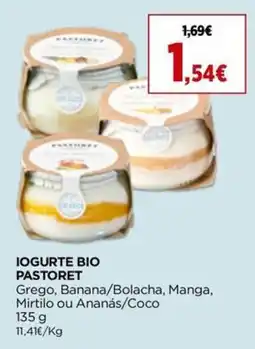 Iogurte bio pastoret
