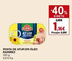 Posta de atum em óleo ramirez