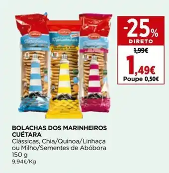 Supercor Bolachas dos marinheiros cuétara promoção