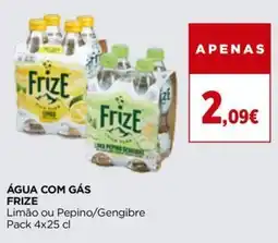 Água com gás frize