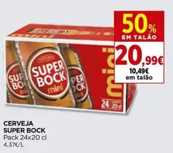 Supercor Cerveja super bock promoção