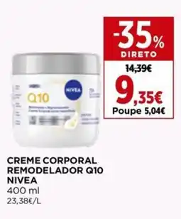 Supercor Creme corporal remodelador q10 nivea promoção