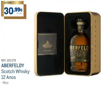 Makro Aberfeldy Scotch Whisky 12 Anos 70cl promoção