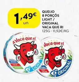 Spar Queijo 8 Porcos light/ original vaca que ri promoção