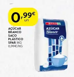 Spar Açúcar branco saco plástico spar promoção