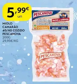 Spar Miolo camarão 40/60 cozido pescanova promoção